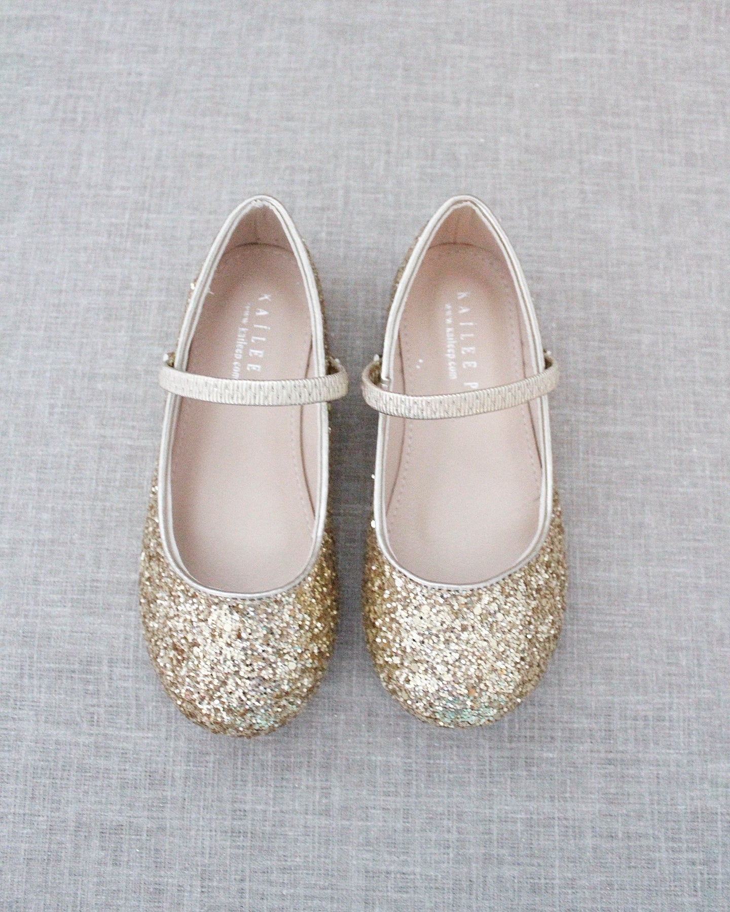UGG Furry Lined Gold Glitter Slippers Size 4/5 Toddler | eBay
